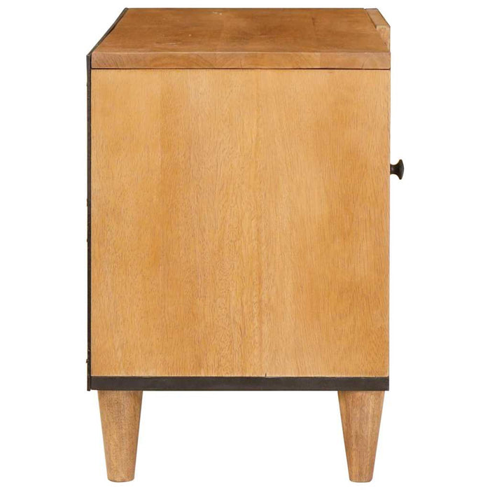 Unități TV cu raft Maro deschis 80 x 33 x 46 cm Lemn compozit - WALTI WALTI