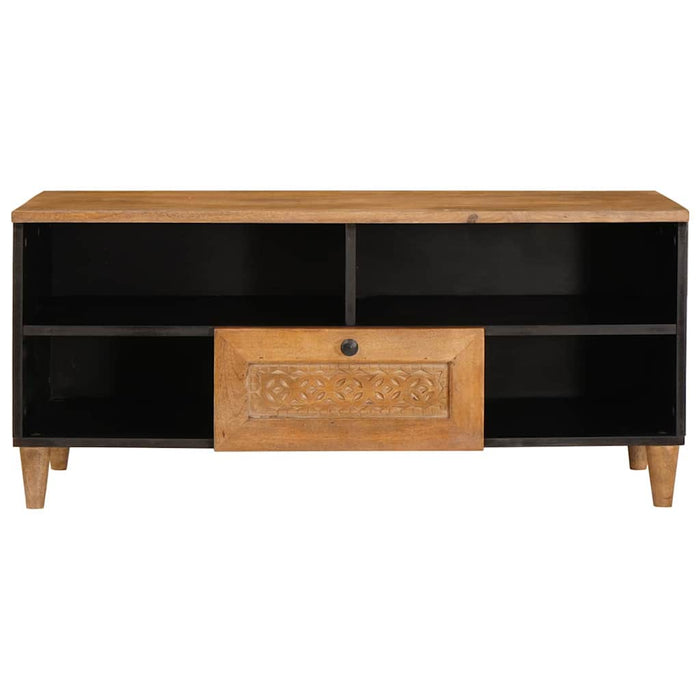 Unități TV cu raft Maro deschis 105 x 33 x 46 cm Lemn compozit - WALTI WALTI