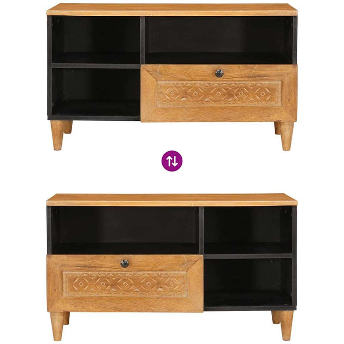 Unități TV cu sertar Maro deschis 80 x 33 x 46 cm Lemn compozit - WALTI WALTI