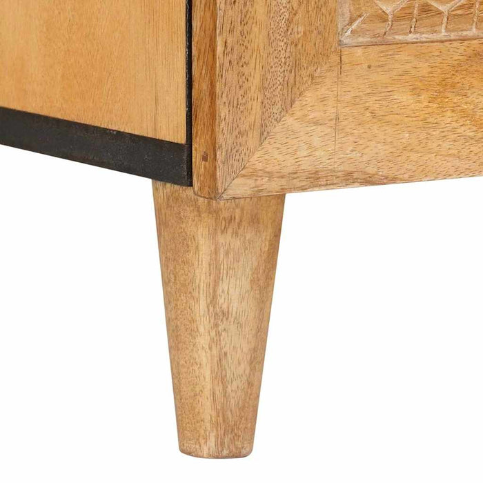 Unități TV cu raft Maro deschis 100 x 33 x 46 cm Lemn compozit - WALTI WALTI