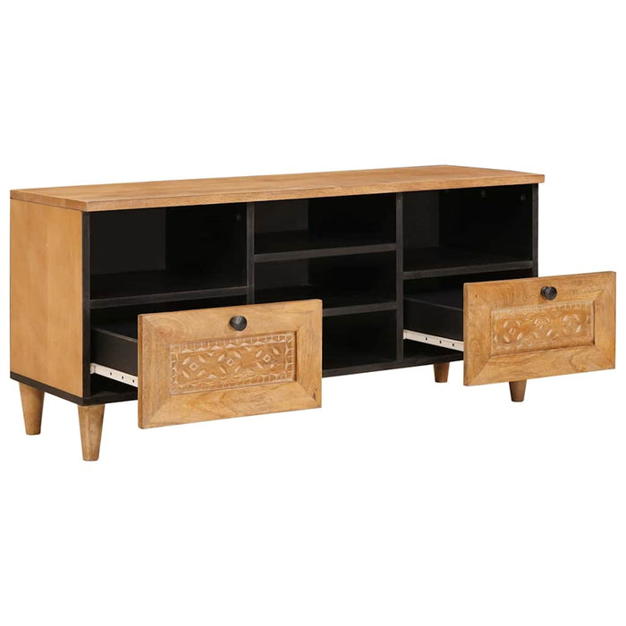 Unități TV cu raft Maro deschis 100 x 33 x 46 cm Lemn compozit - WALTI WALTI