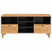 Unități TV cu raft Maro deschis 100 x 33 x 46 cm Lemn compozit - WALTI WALTI
