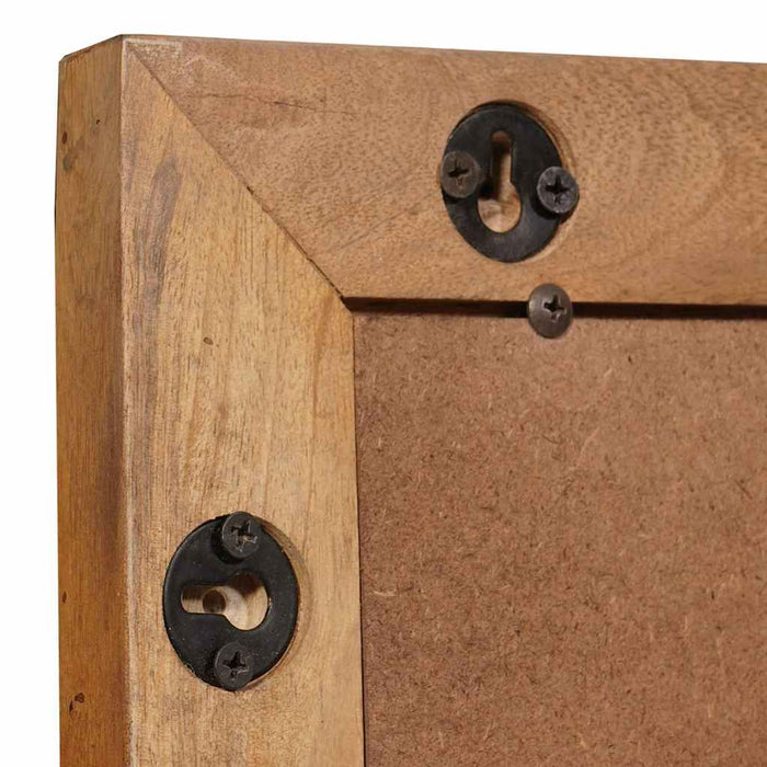 Oglindă pentru baie cu oglindă Maro deschis 70 x 50 x 2,5 cm - WALTI WALTI