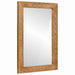 Oglindă pentru baie cu oglindă Maro deschis 70 x 50 x 2,5 cm - WALTI WALTI