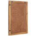 Oglindă pentru baie cu oglindă Maro deschis 70 x 50 x 2,5 cm - WALTI WALTI