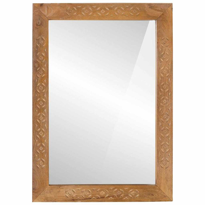 Oglindă pentru baie cu oglindă Maro deschis 70 x 50 x 2,5 cm - WALTI WALTI