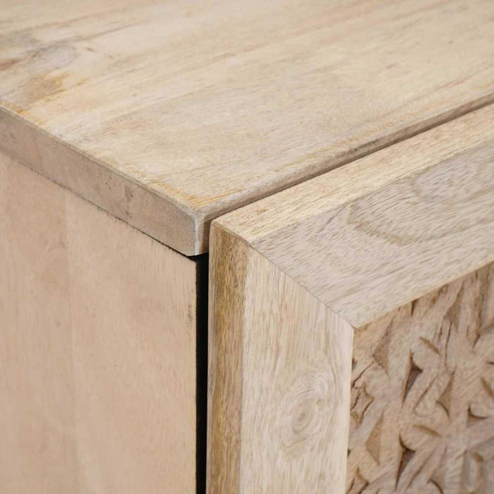 Dulap de noapte Alb 80 x 50 x 40 cm Lemn prelucrat - WALTI WALTI