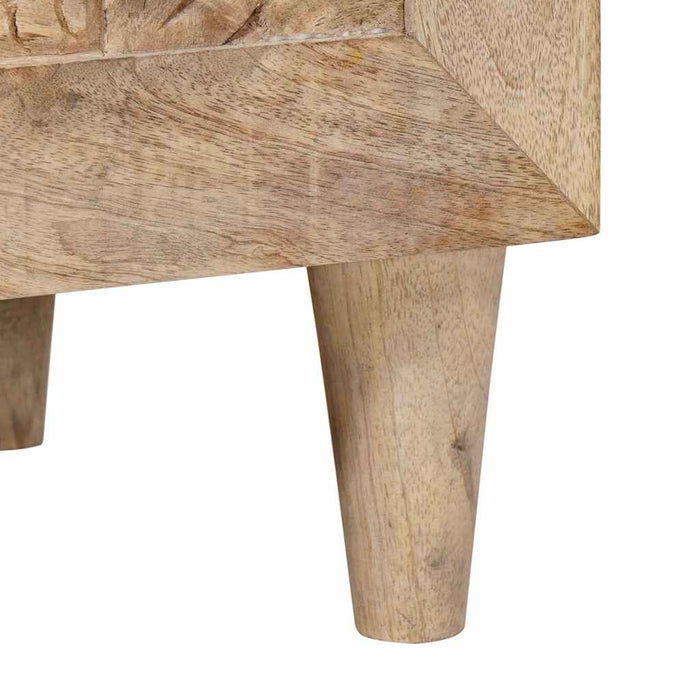 Dulap de noapte 2 pcs Alb 80 x 50 x 40 cm Lemn prelucrat - WALTI WALTI
