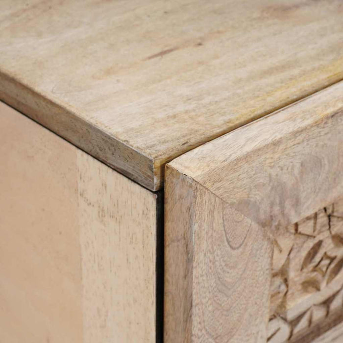 Dulap de noapte Alb 40 x 33 x 46 cm Lemn prelucrat - WALTI WALTI