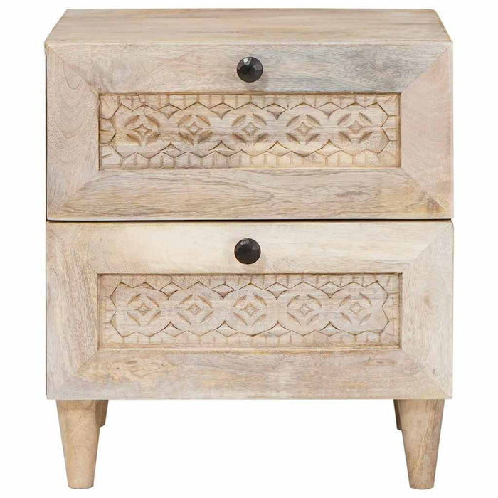 Dulap de noapte Alb 40 x 33 x 46 cm Lemn prelucrat - WALTI WALTI