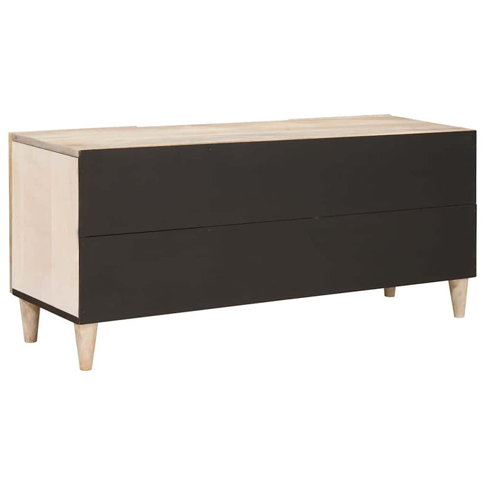 Unități TV cu raft cu ușă Alb 105 x 33 x 46 cm Lemn compozit - WALTI WALTI