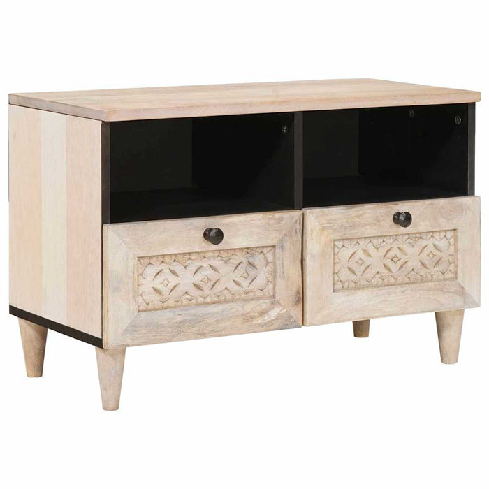 Unități TV cu sertar cu raft Alb 70 x 33 x 46 cm Lemn compozit - WALTI WALTI