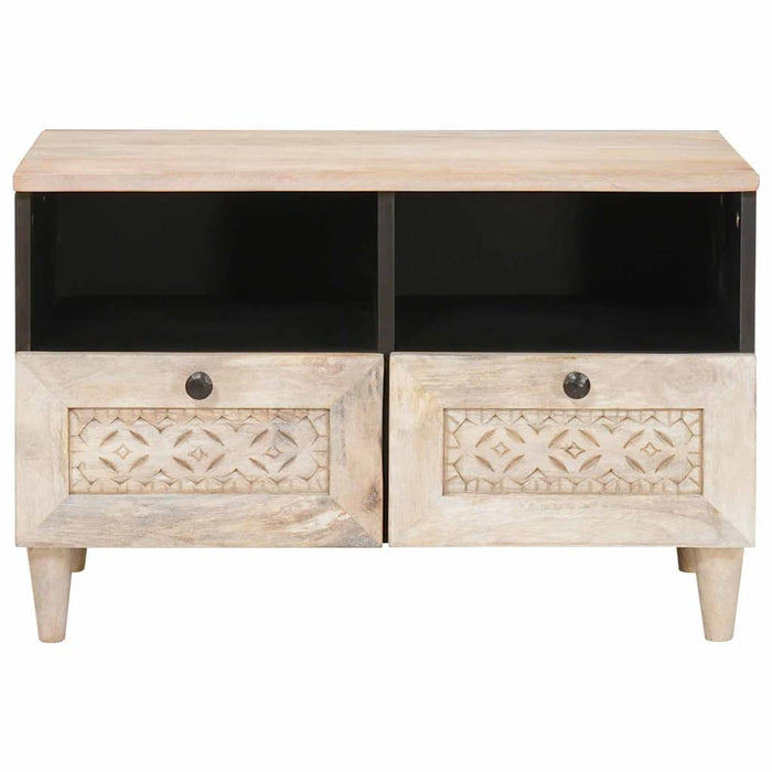 Unități TV cu sertar cu raft Alb 70 x 33 x 46 cm Lemn compozit - WALTI WALTI