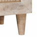 Dulap de noapte 2 pcs Bej 40 x 33 x 46 cm Lemn masiv de acacia - WALTI WALTI