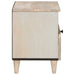 Dulap de noapte 2 pcs Bej 40 x 33 x 46 cm Lemn masiv de acacia - WALTI WALTI