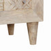 Dulap de noapte cu ușă Bej 50 x 33 x 60 cm Lemn masiv de acacia - WALTI WALTI