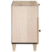 Dulap de noapte cu ușă Bej 50 x 33 x 60 cm Lemn masiv de acacia - WALTI WALTI