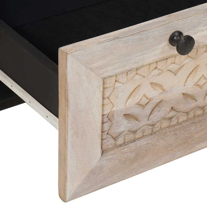 Dulap de noapte Alb 50 x 33 x 62 cm Lemn prelucrat - WALTI WALTI