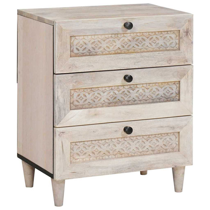 Dulap de noapte Alb 50 x 33 x 62 cm Lemn prelucrat - WALTI WALTI