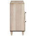 Dulap de noapte cu ușă Bej 50 x 33 x 62 cm Lemn masiv de acacia - WALTI WALTI