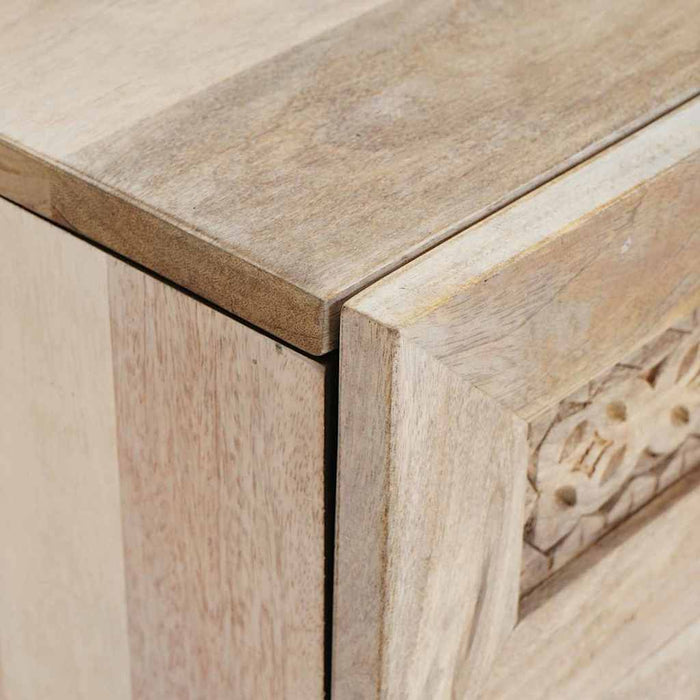 Dulap de noapte Alb 50 x 33 x 60 cm Lemn prelucrat - WALTI WALTI
