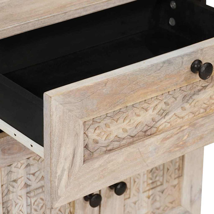 Dulap de noapte Alb 50 x 33 x 60 cm Lemn prelucrat - WALTI WALTI