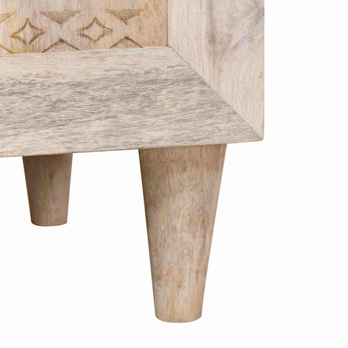 Dulap de noapte Alb 50 x 33 x 60 cm Lemn prelucrat - WALTI WALTI