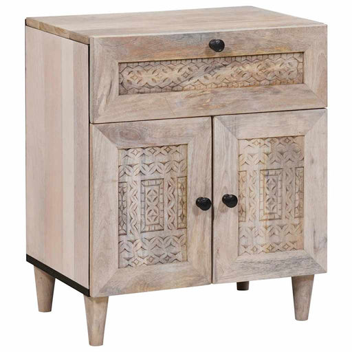 Dulap de noapte Alb 50 x 33 x 60 cm Lemn prelucrat - WALTI WALTI