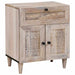 Dulap de noapte Alb 50 x 33 x 60 cm Lemn prelucrat - WALTI WALTI