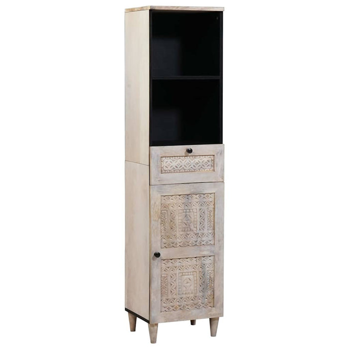 Dulap de Baie cu sertar Alb 38 x 33 x 160 cm Lemn compozit - WALTI WALTI