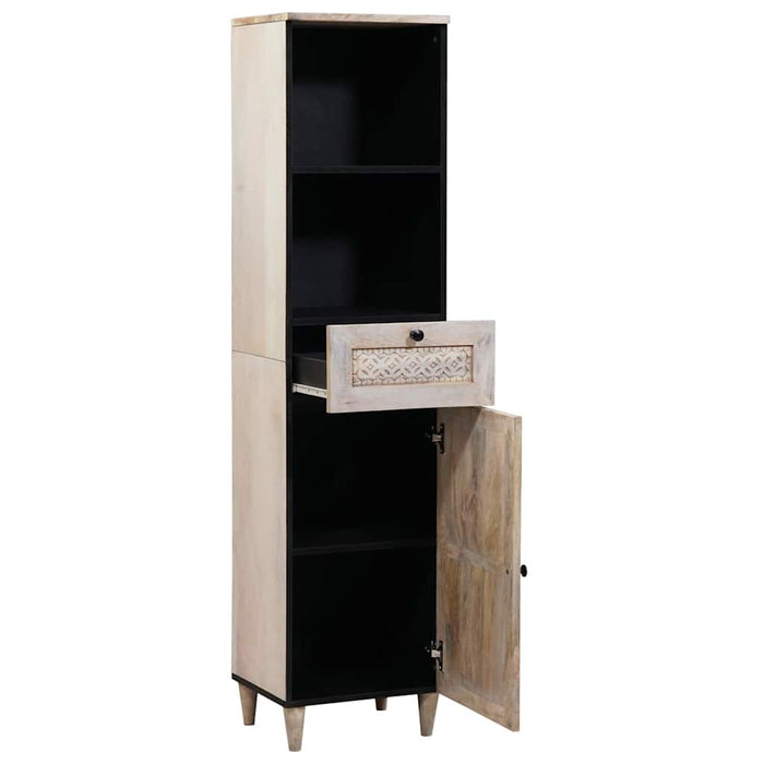 Dulap de Baie cu sertar Alb 38 x 33 x 160 cm Lemn compozit - WALTI WALTI