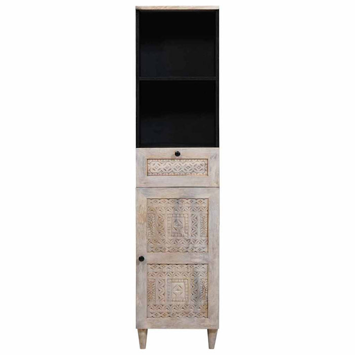 Dulap de Baie cu sertar Alb 38 x 33 x 160 cm Lemn compozit - WALTI WALTI