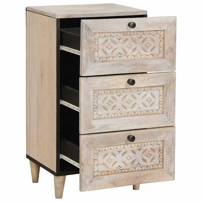 Bufet cu sertar Alb 33.5 x 40 x 75 cm - WALTI WALTI