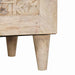 Bufet Alb 40 x 33 x 110 cm Lemn masiv de mango - WALTI WALTI