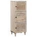 Bufet Alb 40 x 33 x 110 cm Lemn masiv de mango - WALTI WALTI
