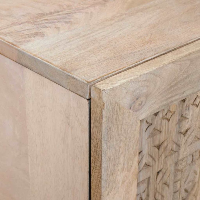 Bufet Alb 60 x 33 x 100 cm Lemn masiv de mango - WALTI WALTI