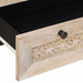 Bufet Alb 60 x 33 x 100 cm Lemn masiv de mango - WALTI WALTI