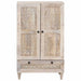 Bufet Alb 60 x 33 x 100 cm Lemn masiv de mango - WALTI WALTI