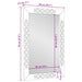 Oglindă pentru baie cu oglindă Alb 70 x 50 x 2,5 cm - WALTI WALTI