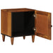 Dulap de noapte 2 pcs Maro 40 x 33 x 46 cm Lemn de mango solid - WALTI WALTI
