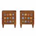 Dulap de noapte 2 pcs Maro 40 x 33 x 46 cm Lemn de mango solid - WALTI WALTI