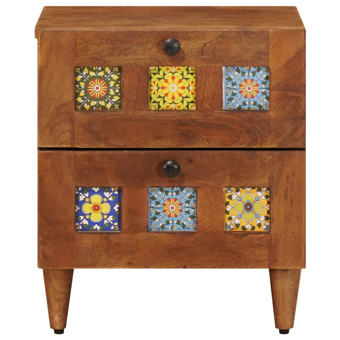 Dulap de noapte Maro 40 x 33 x 46 cm Lemn de mango solid - WALTI WALTI
