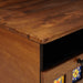 Cabinet TV cu sertar castan 70 x 33 x 46 cm Lemn de mango solid - WALTI WALTI