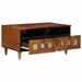 Cabinet TV cu sertar castan 70 x 33 x 46 cm Lemn de mango solid - WALTI WALTI