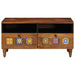 Cabinet TV cu sertar castan 70 x 33 x 46 cm Lemn de mango solid - WALTI WALTI