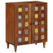Bufet castan 60 x 33 x 75 cm Lemn de mango solid - WALTI WALTI