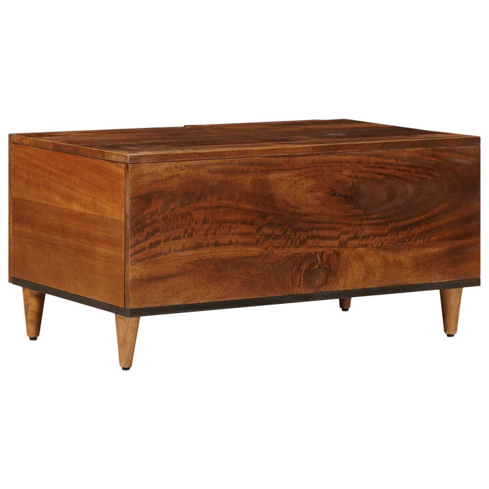 Masă de cafea Maro 80 x 50 x 40 cm Lemn de mango solid WALTI