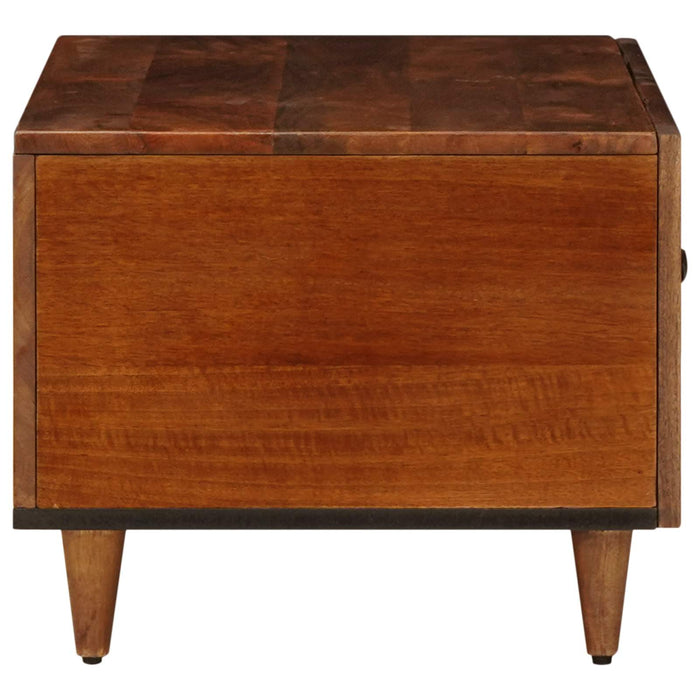 Masă de cafea Maro 80 x 50 x 40 cm Lemn de mango solid WALTI
