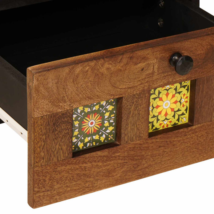 Dulap de noapte Maro 40 x 33 x 46 cm Lemn de mango solid - WALTI WALTI