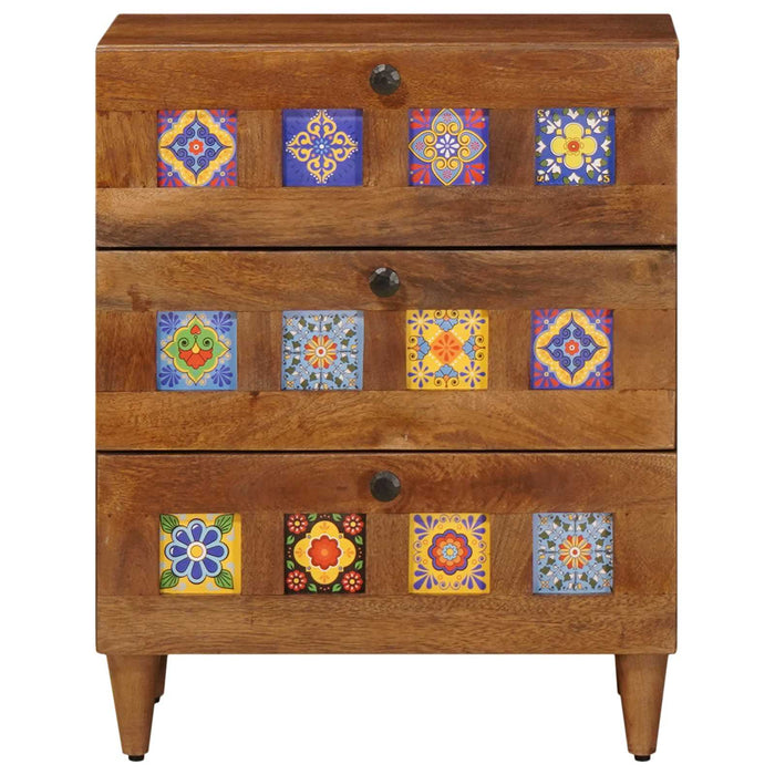 Dulap de noapte Maro 50 x 33 x 62 cm Lemn de mango solid - WALTI WALTI